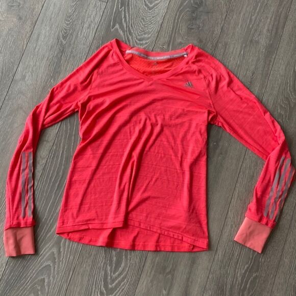 Adidas Neon Pink Long Sleeve Layer - Picture 1 of 5